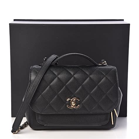 chanel quilted small business affinity flap|CHANEL Caviar Quilted Small Business Affinity Flap Black .